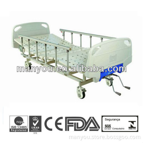 Single Crank Cheap Hospital Bed with CE&ISO Certificated
